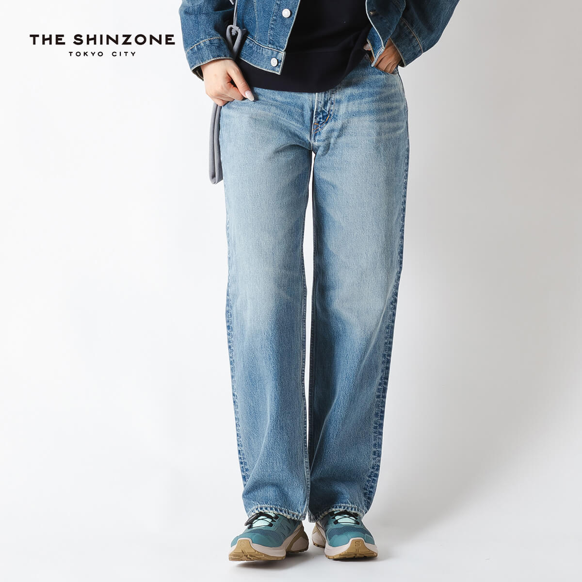 THE SHINZONE ザ シンゾーン ハドソンデニムパンツ(32 ブルー): SUNDAY