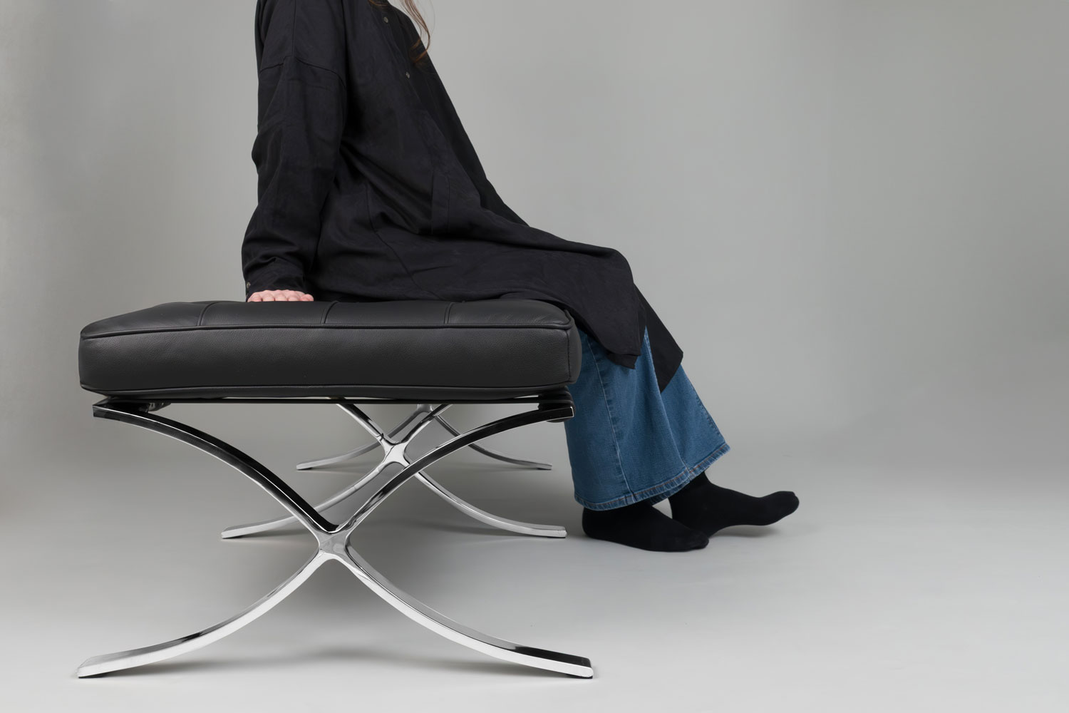 ✳︎carrem✳︎ E-Comfort バルセロナチェア オットマン付き