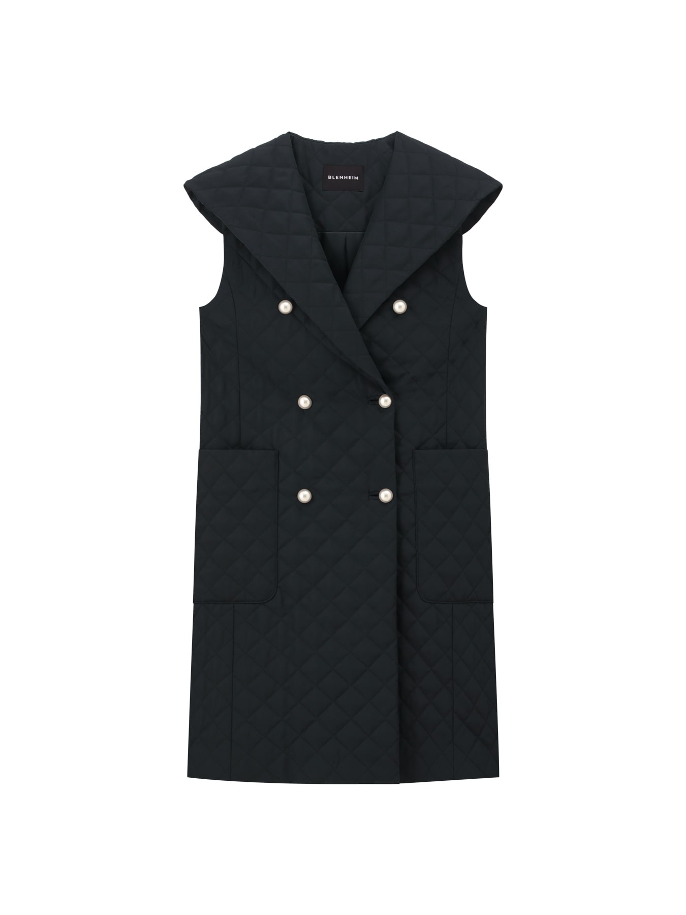 パールボタンキルティングロングジレ: BLENHEIM公式通販｜m-i-d e