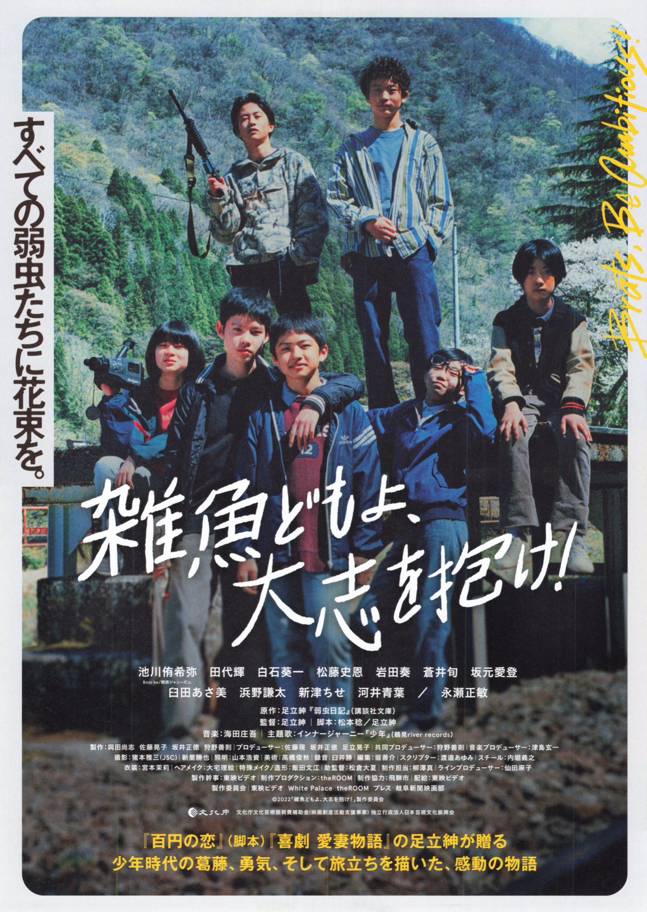 映画チラシサイト：雑魚どもよ、大志を抱け！