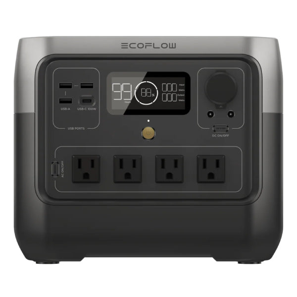 EcoFlow ポータブル電源 ZMR620-B-JP 【メーカー保証付】 RIVER 2 Pro
