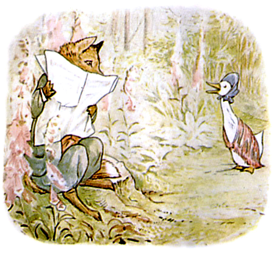 ピーターラビット☆ 【Jemima Puddleduck Meets Foxy】 Jemima Puddle
