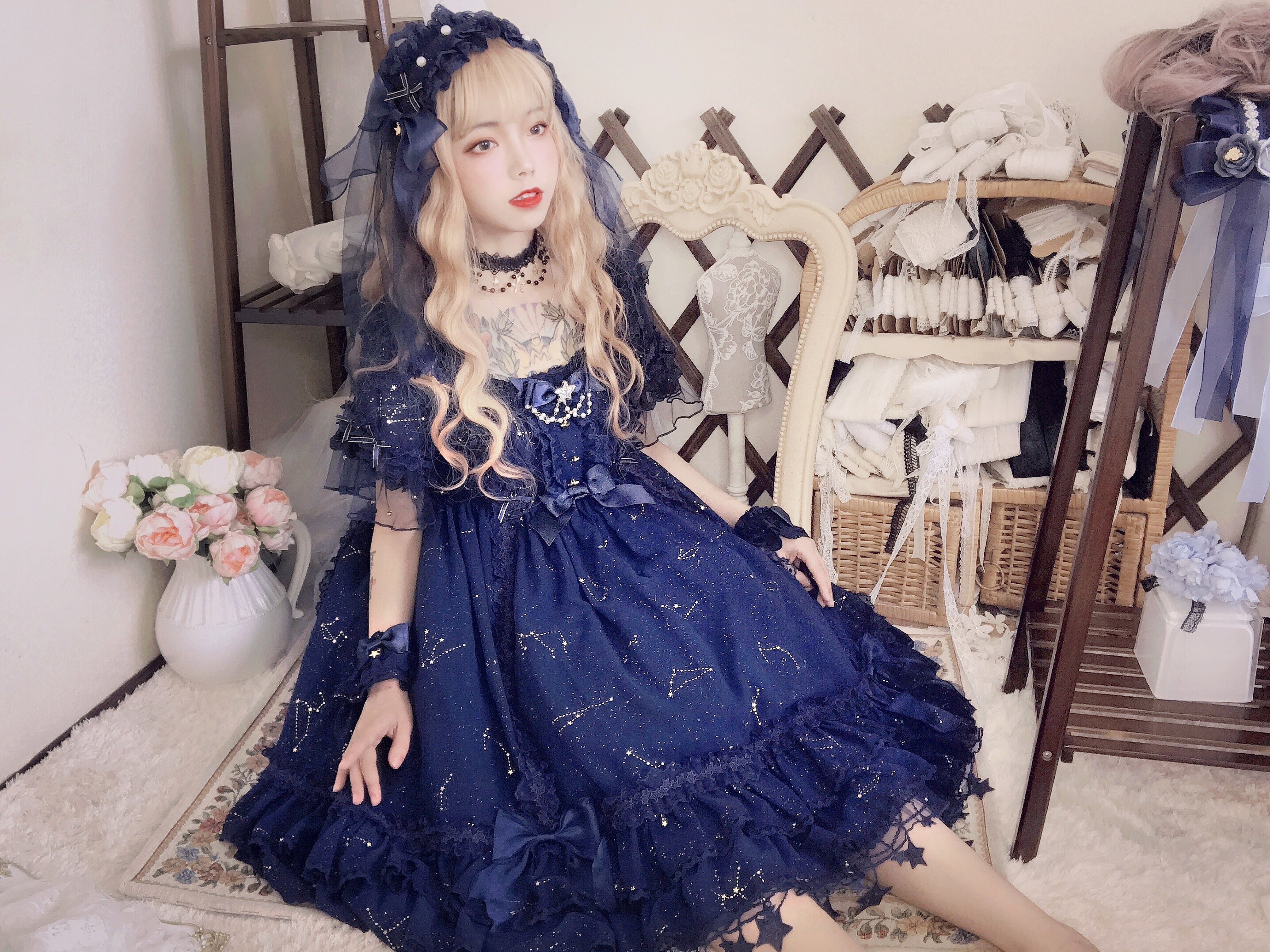 Starry Sky ワンピースセット【十一月咲夜】 – Epetice