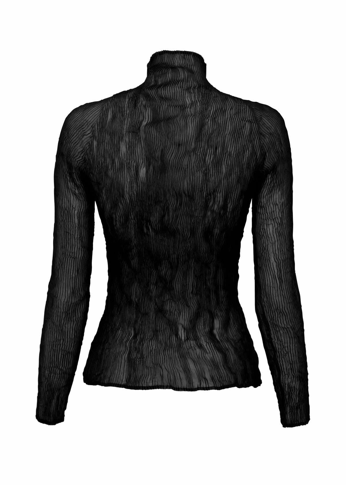 CHIFFON TWIST BK/WT-58 Top Black – ISSEY MIYAKE EU