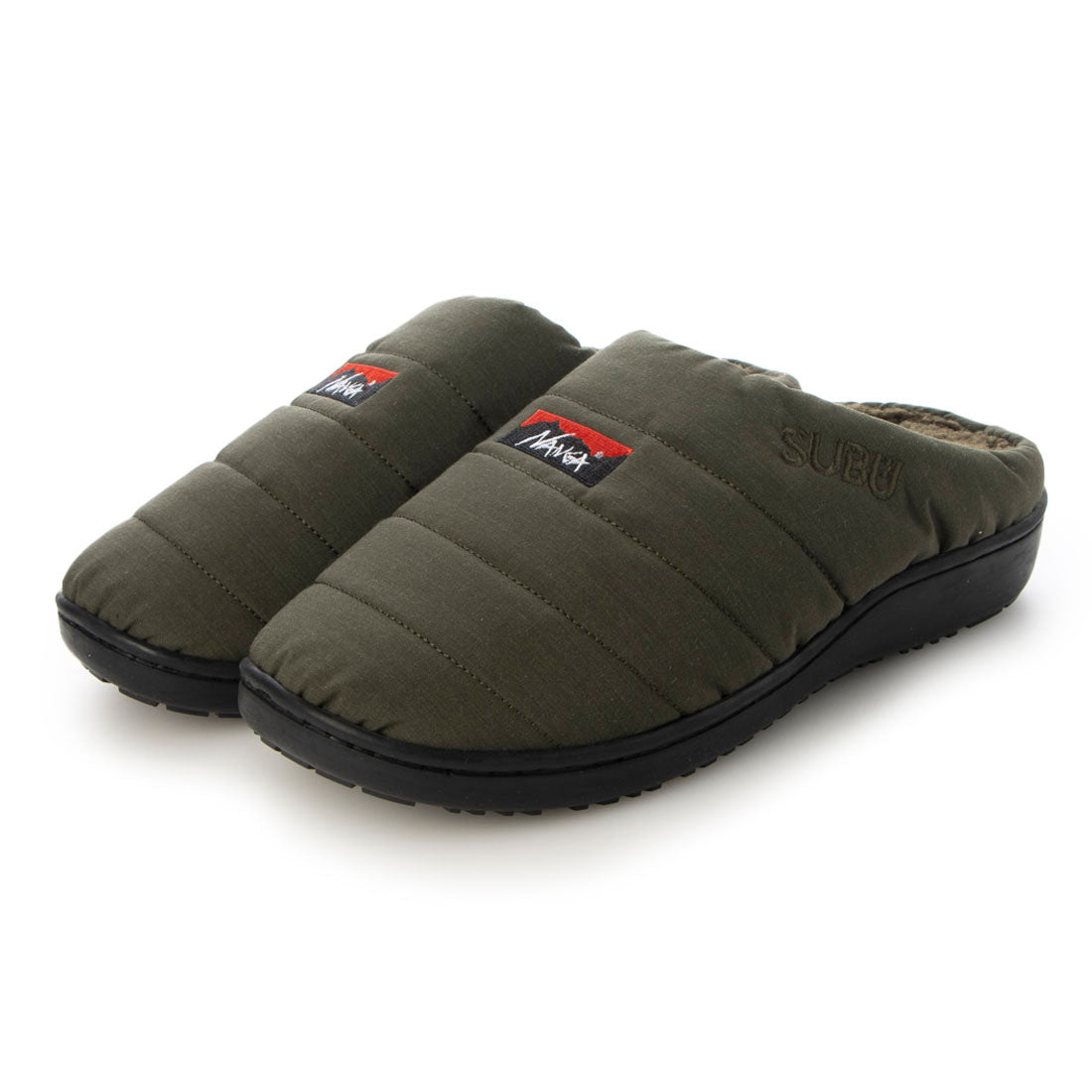 NANGA SUBU NANGA SUBU collaboration TAKIBI fleece-lined winter sandals