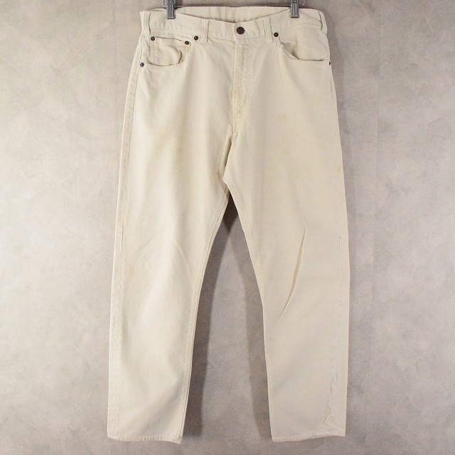 60年代 リーバイス ビッグE ピケパンツ 生成り コットン トラウザーズ