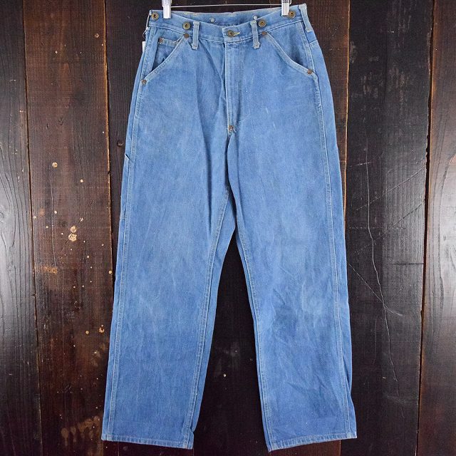 70's Lee 77 BOSS OF THE ROAD サスペンダーボタン付きデニム