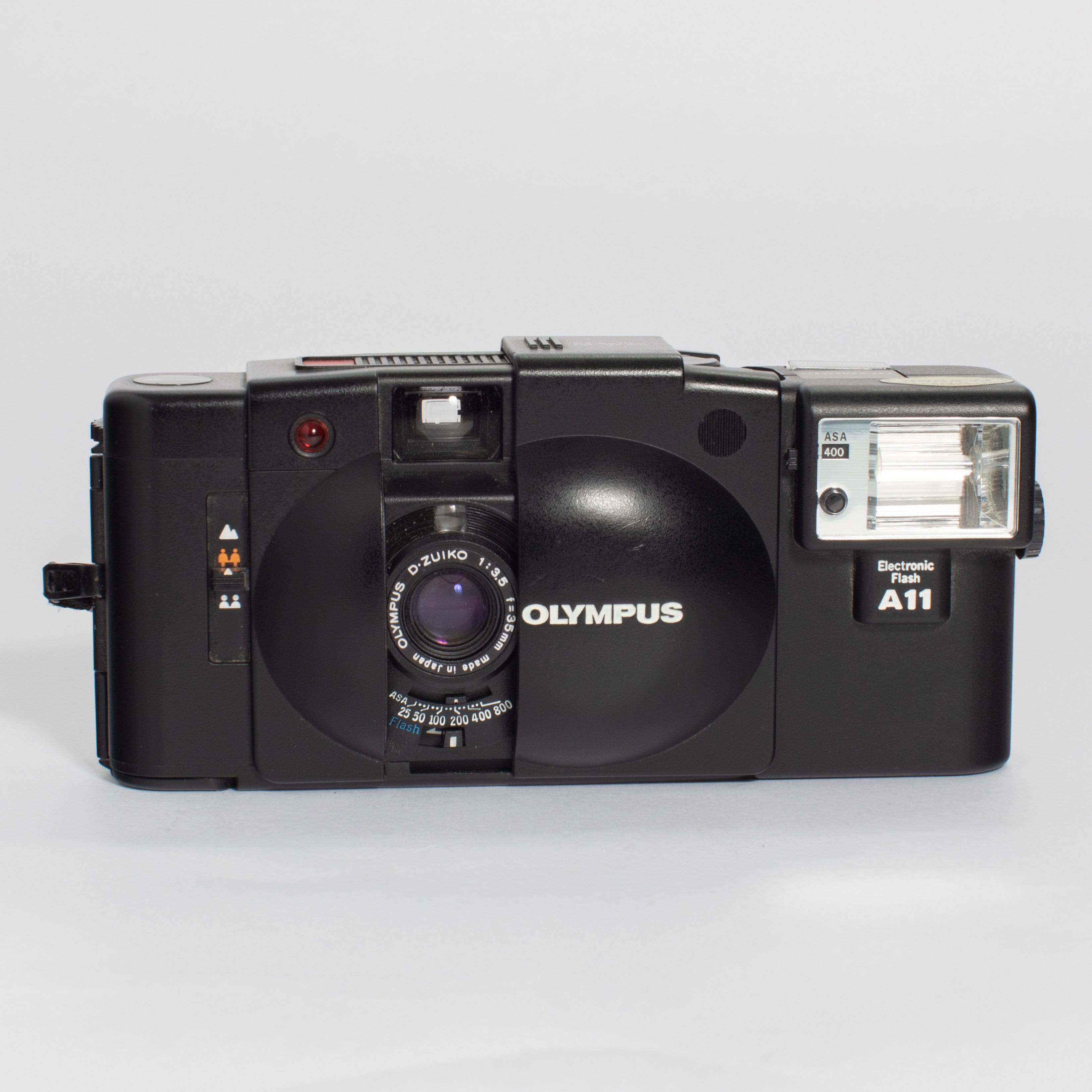 Olympus XA2 with A11 Flash -- fresh CLA – Film Supply Club