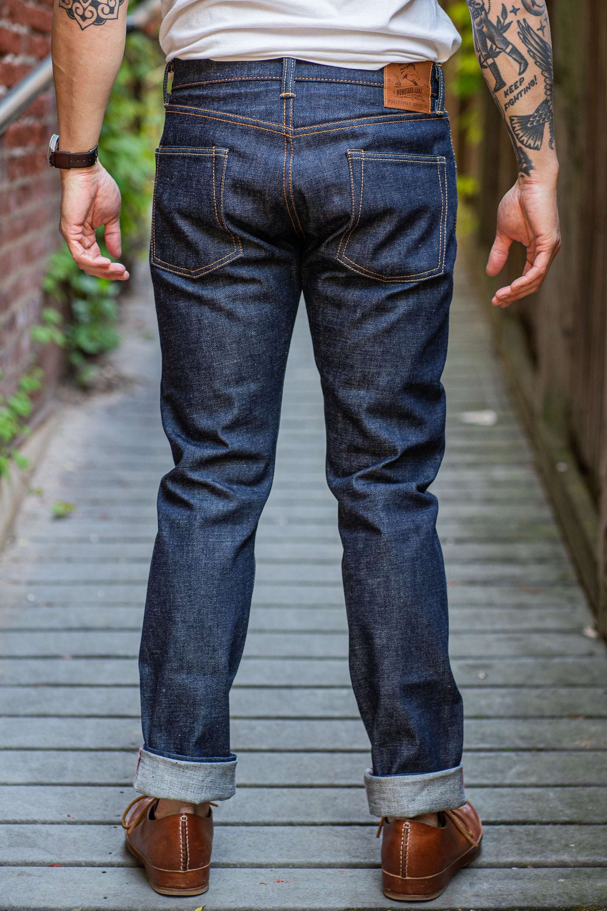Momotaro 0306-40 Tight Tapered - 14.7oz Legacy Blue - Franklin & Poe