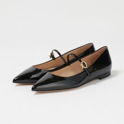 Gianvito Rossi(ジャンヴィト ロッシ)のメリージェーンフラット