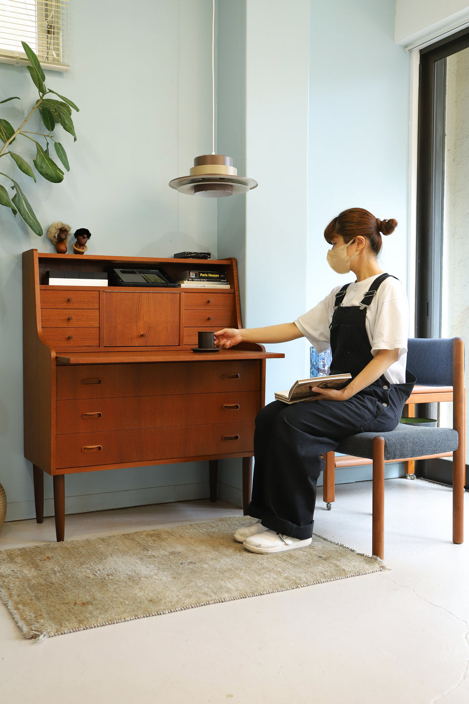 HY北欧ビンテージ家具 ライティングビューロー チェストドレッサー